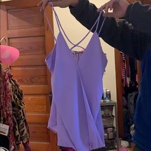 Lilac fashionova spaghetti strap top
